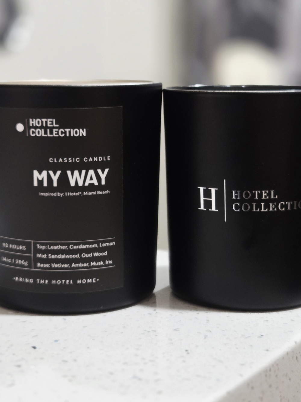 Hotel Collection Black Matte 'My Way' And CABANA Scented Candle Duo